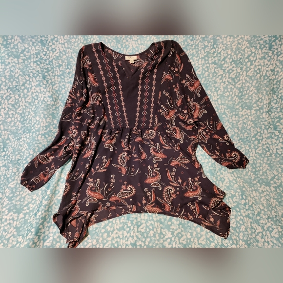 Style & Co. Tops - Style & Co Bohemian Trapeze Tunic Size 2X